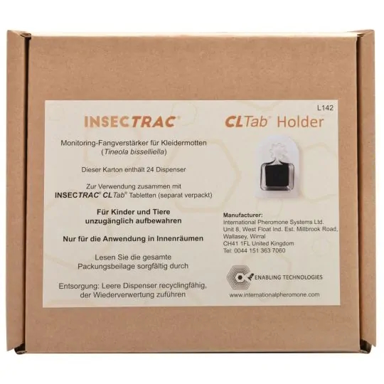 Exosex-R-CLTab-Dispenser-Kunststoffhalter-fur-Kleidermotten Exosex® CLTab Dispenser (Kunststoffhalter) für Kleidermotten