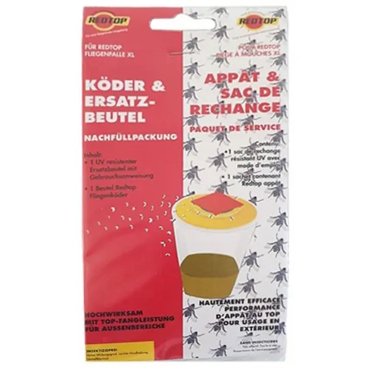 REDTOP-R-ERSATZ_Fliegenfalle REDTOP® Fliegenfalle Nachfüllpack Größe XL