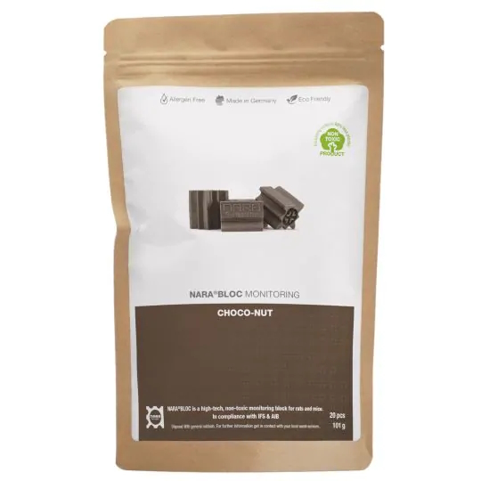 NARA-Koderblock_Schoko-Nuss NARA® Köderblock"Schoko-Nuss" 20 x 5 g