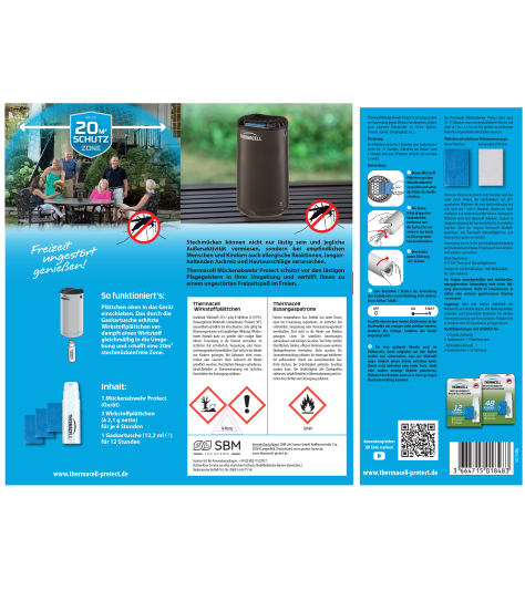 Thermacell® Mückenabwehr Protect (graphit)