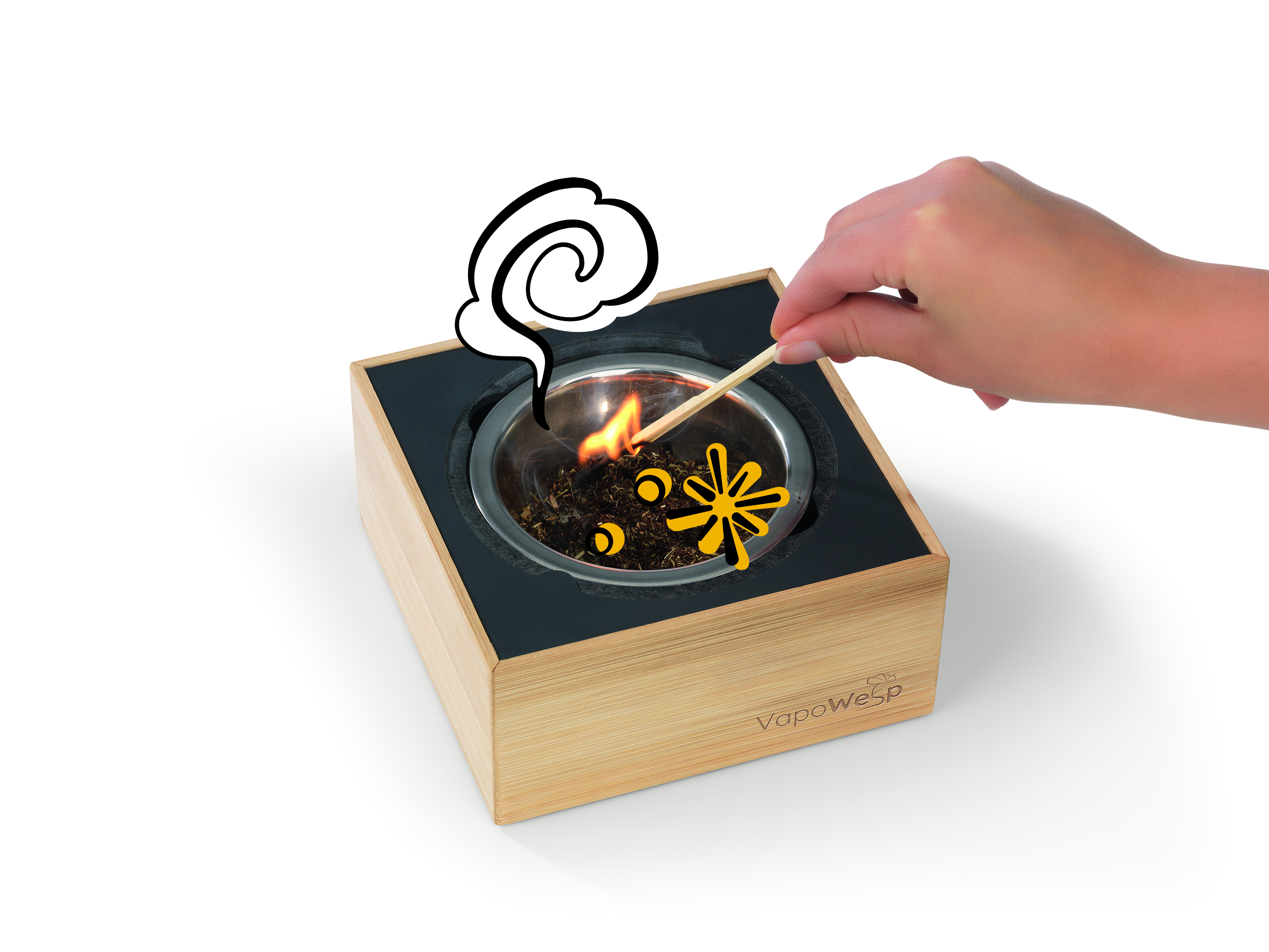 VapoWesp RäucherBox StarterSet - Aus Höhle der Löwen bekannt -