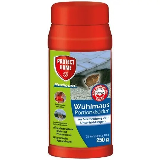 Rodicum Wühlmaus Portionsköder 250 g