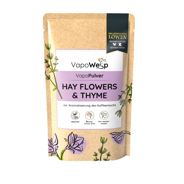 VapoWesp Pulver Flowers & Thyme (100 g) - Aus Höhle der Löwen bekannt -
